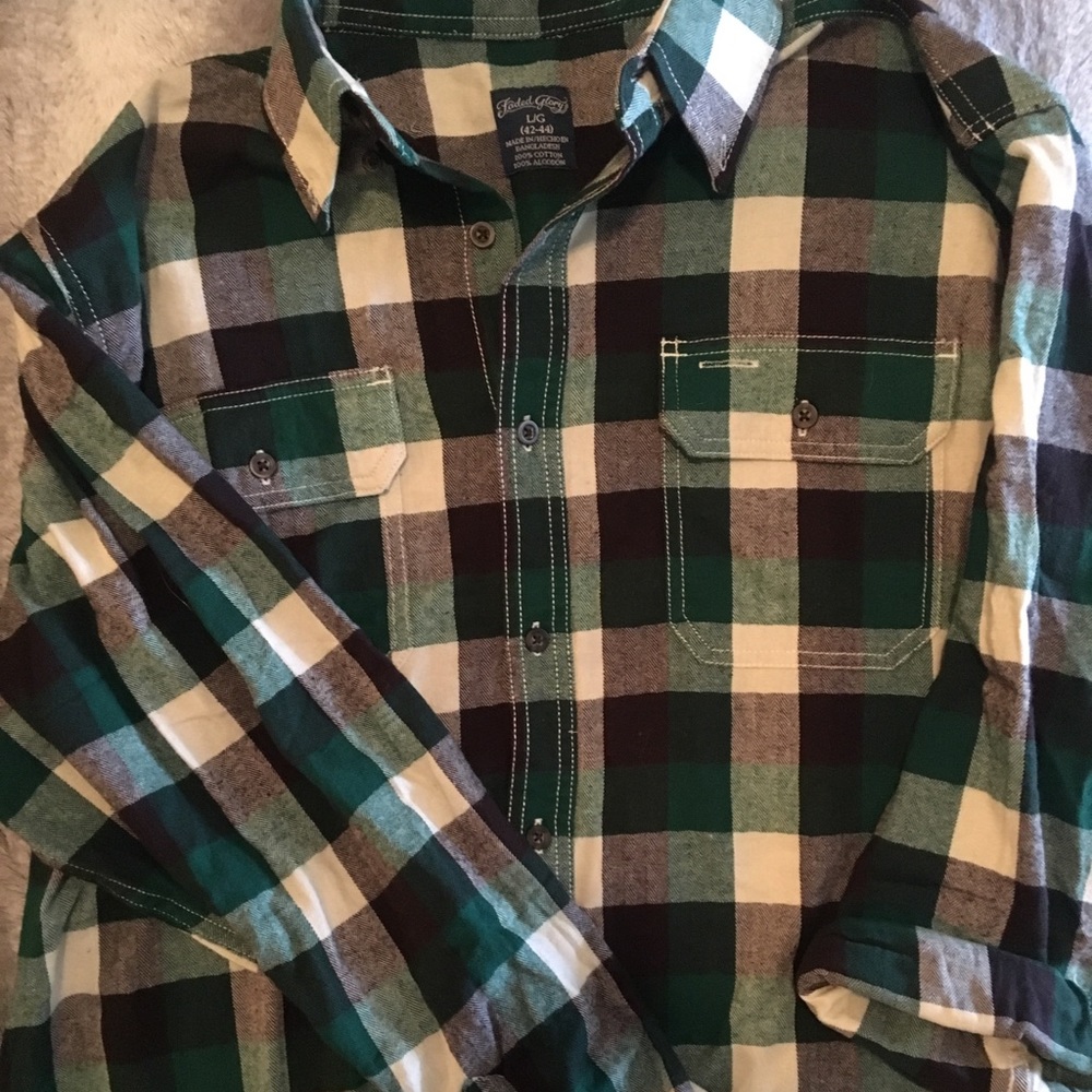 Faded Glory Button Down Flannel